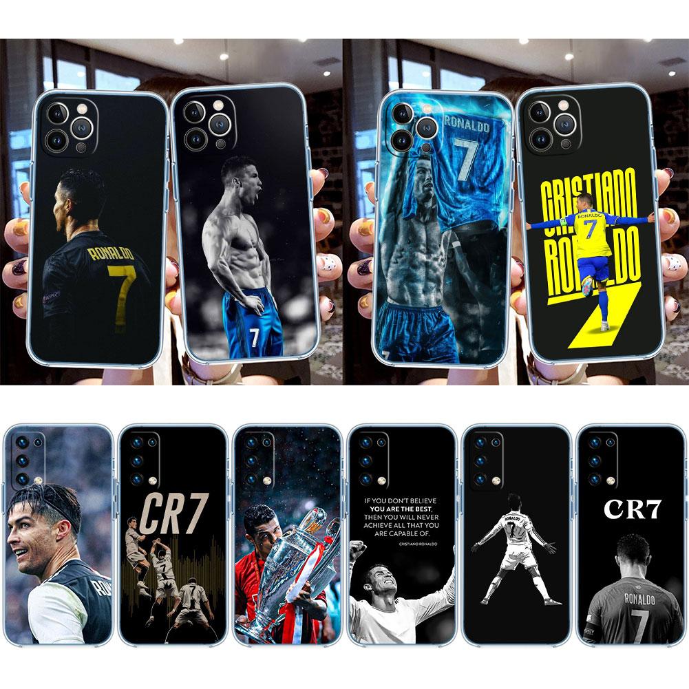 Star Football C-Cr7 Transparent Phone Case for Motorola Moto G40 G04 G05 One Ace Action Fusion + Plus Hyper Macro Vision Zoom