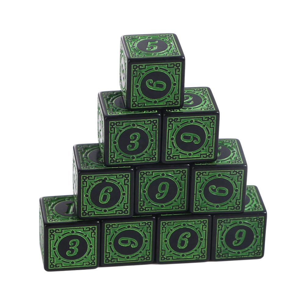 Gifts D6 Table game Multi Sided Polyhedral Dices Acrylic