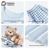Yingbolun Boys' Summer 3/4 Sleeve Pajama & Lounge Set