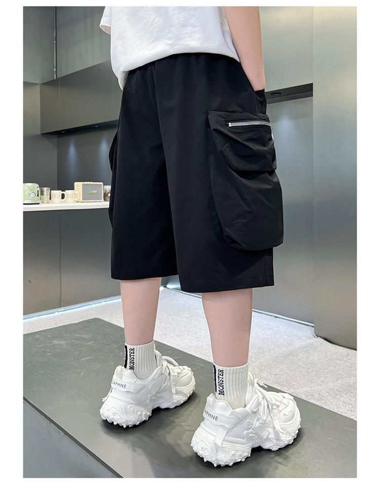 Children's Clothing Boys' Summer Shorts Pants 2026 New Thin Summer Clothing Mid Size Children's Mid Size Work Pants Trend