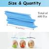 600 PCS Candy Packaging Twist Ties Multicolor Wire Metallic Baking Packaging Cello Bags Ligation Lollipop Dessert Sealing Rope