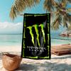 Beweis Strandtuch mit Monster Energy LOGO Muster - weich, saugfähig, schnelltrocknend, maschinenwaschbar - perfekt zum Schwimmen, Camping, Baden
