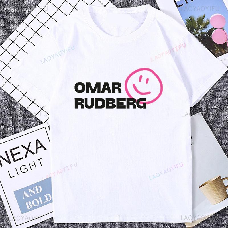 Omar Rudberg smiley graphic print T-shirt XL