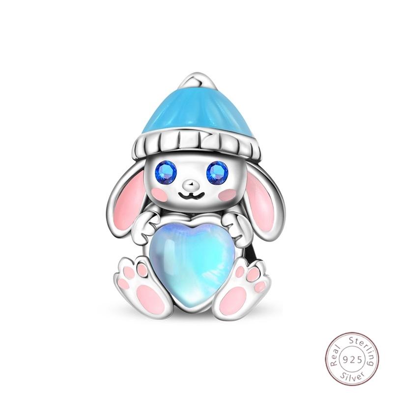 Ice&Snow Charms Copper Xmas Snowman Penguin Elk Rabbit Polar Bears Fit Original Bracelet Pendant Women Jewelry Acc