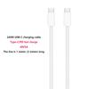 USB C Charging Cable 240W Fast Charging Cable Type C Charge Wire Braided PD Charging Cord For Smart Phones Tablet