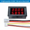 LIZAO DC 0-100V/200V Digital Voltage Current Power Meter 10A/50A/100A Dual Display Panel Meter