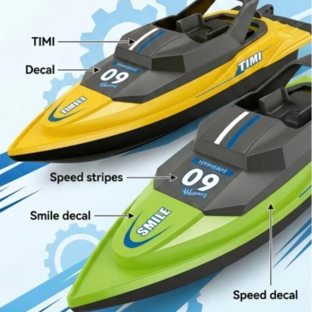 Dual Motor Remote Control Boat Waterproof Racing Boat Waterproof Toy Electric Speedboat Lake