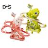 Electric Animal Climbing Slide Toy with LED Light Music Kids Educational Automatic Dinosaur Rabbit Staircase Climbing Roller Coaster Sliding Track