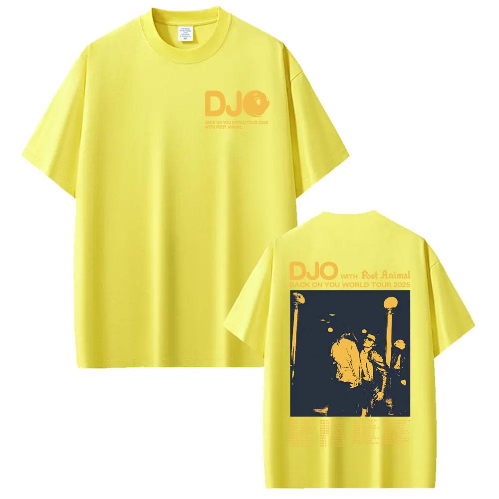 Djo Back on You World Tour 2025 Graphic Tshirts Unisex Women Clothing Hip Hop Street Tshirt 100 Cotton Comfort Hot Sale T Shirts