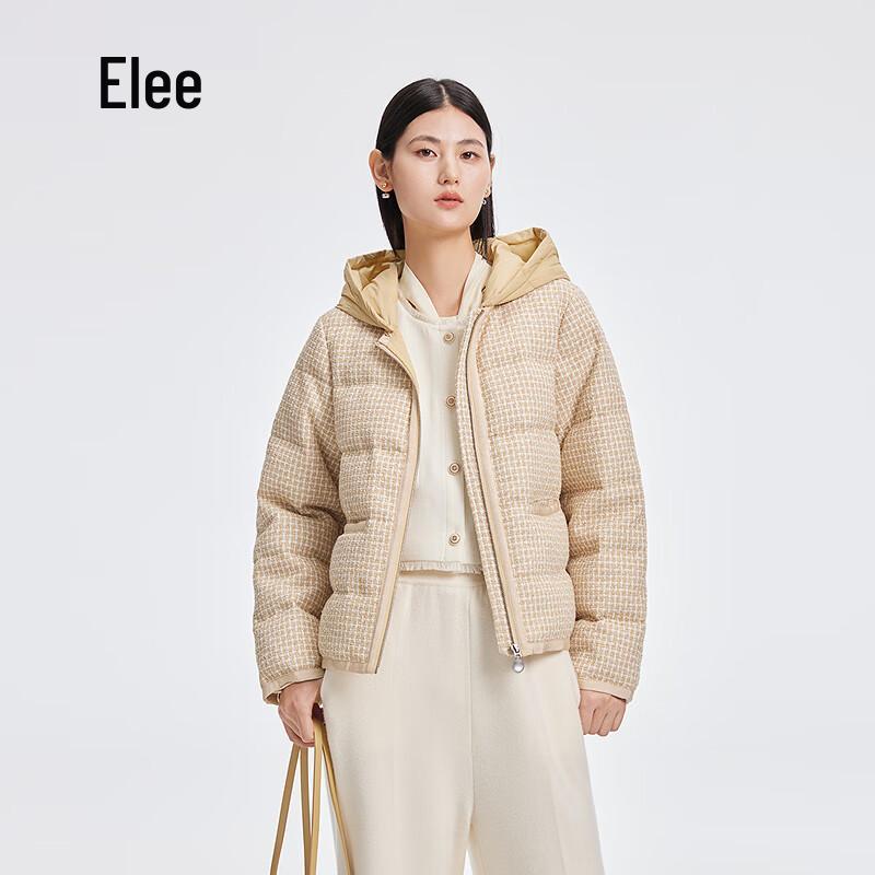 Women's Short Hooded Duck Down Puffer Jacket