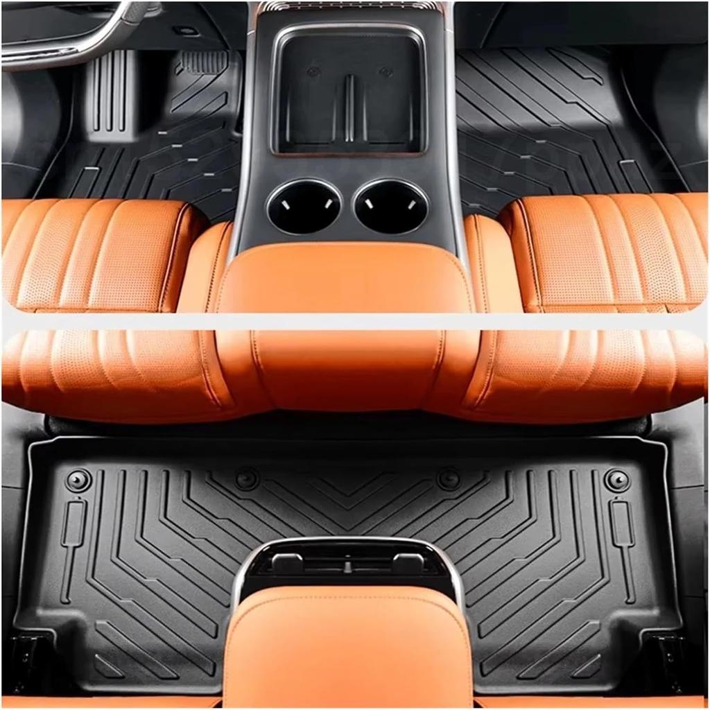 TPE Floor Liners & Cargo Liner for BYD Atto 3 Yuan Plus 2022-2025 LHD, All Weather Waterproof Car Floor Mats Trunk Mat Full Set