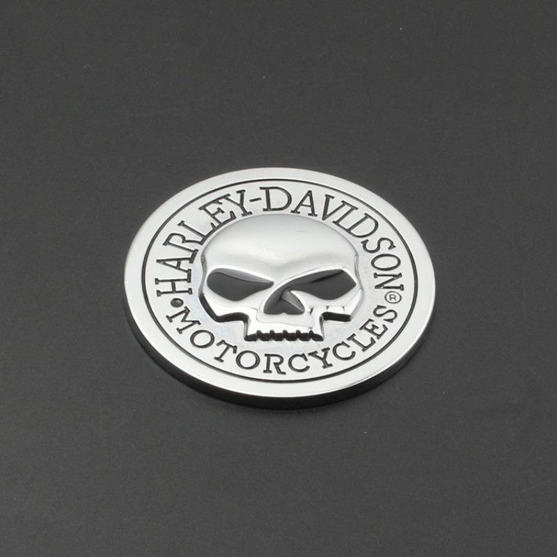 Car motorcycle personalized modification car logo metal skull ghost head eagle wings decorative car sticker scratch sticker