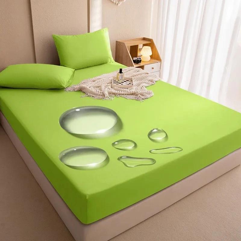  Protector de Colchón Suave Sábana Bajera Funda de Colchón Impermeable Anti Ácaros y Lavable Protector de Cama