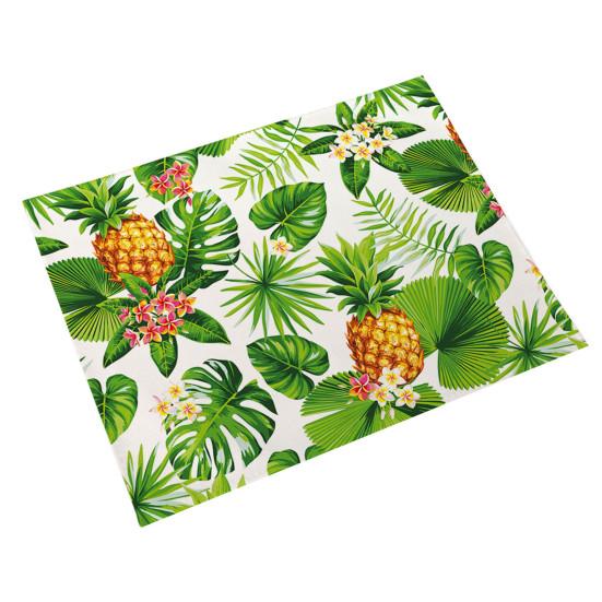 Unique Waterproof Heat Insulation Reusable Machine Washable Pineapple Table Pad for Restaurant Bowl Pad
