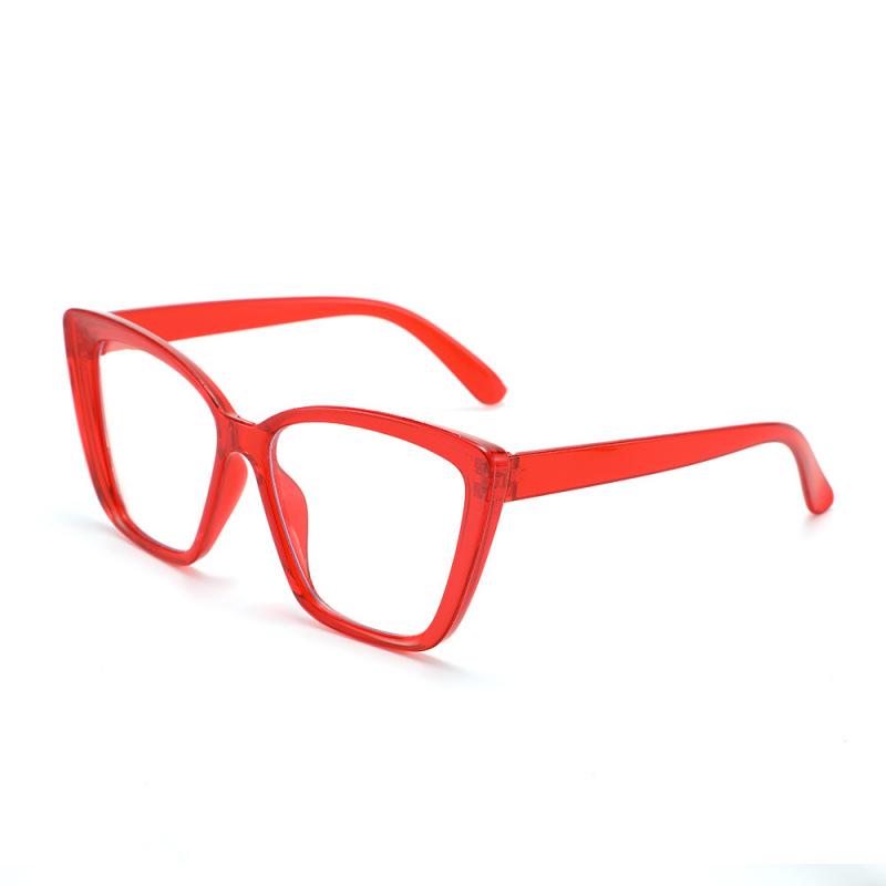 

Unisex Classic Large Cat Eye Anti-Blue Light Glasses Frame - Non-Prescription, High-End Design
