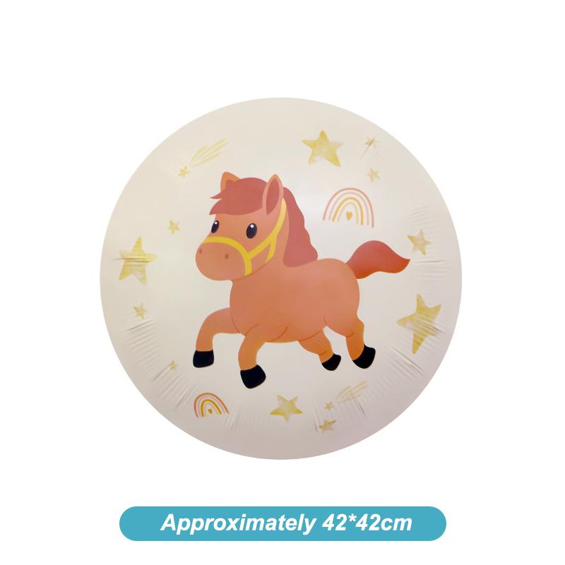 

1 шт. Животное Лошадь Воздушные Шары из Алюминиевой Фольги Украшения для Праздника Рождения Малыша Черно-Белая Коричневая Лошадь Гелиевый Шарик Детские Игрушки