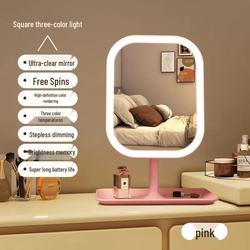 Luminous LED Smart Vanity Mirror with Lights for Bedroom & Dorms