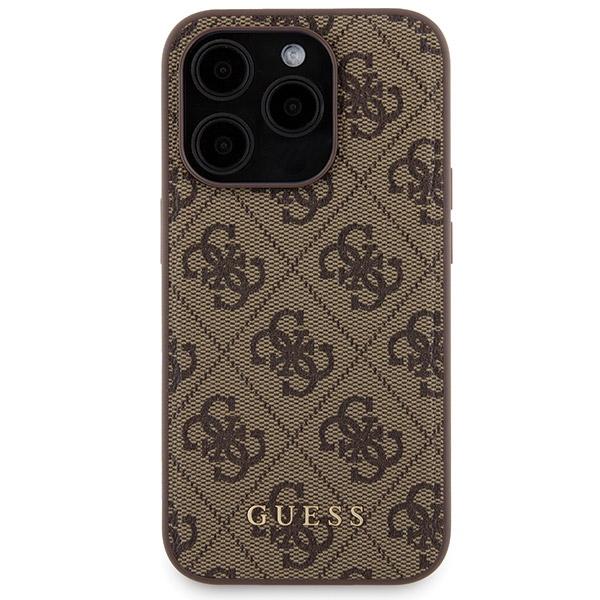 Set Guess Gubpm5P15X4Gemgw Iphone15 Pro Max 6.7 Hardcase + Powerbank 5000Mah Magsafe Brown 4G Metal Logo