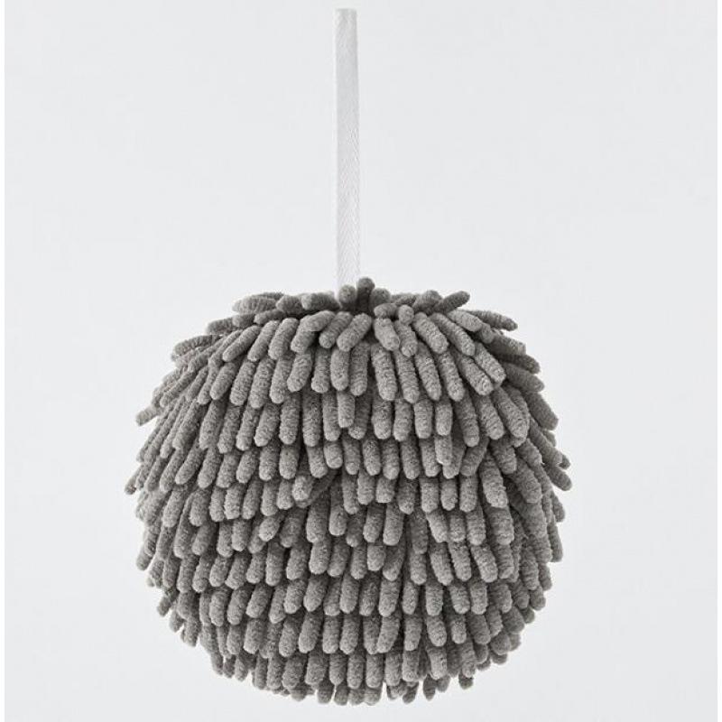 

Полотенце для рук Кухонные полотенца Ванная комната Мягкое плюшевое синельное быстросохнущее полотенце серый