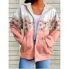 Women's 3D Zipper Hoodie