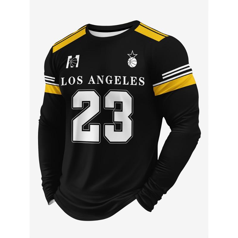 

Men s Streetwear Fashion 3D Printed Long Sleeved T-shirt Comfortable Men s T-shirt S