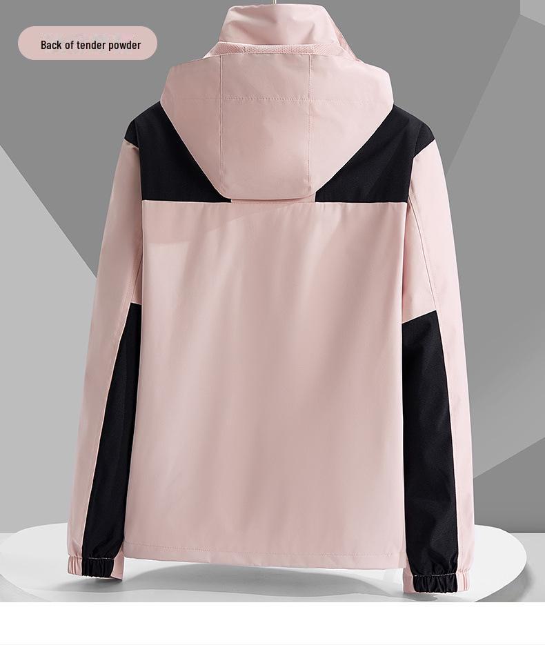 Men's and Women's 3-in-1 Outdoor Fleece Jacket Set with Logo Printing, Detachable Design for Hiking