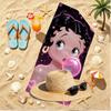 Sexy Doll Print Beach Towel, Versatile Lightweight Absorbent Beach Towel for Pool Surf Yoga Bathroom, Perfect Birthday Holiday Gift