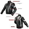 Herren Schutz PU-Leder Winddichte Motorrad Rennjacke - Warm, Sturzsicher, Offroad Ausrüstung