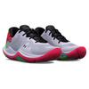 Under Armour Spawn 4 Printed Low Basketball Shoes Men Sneakers Gray 3025345-103