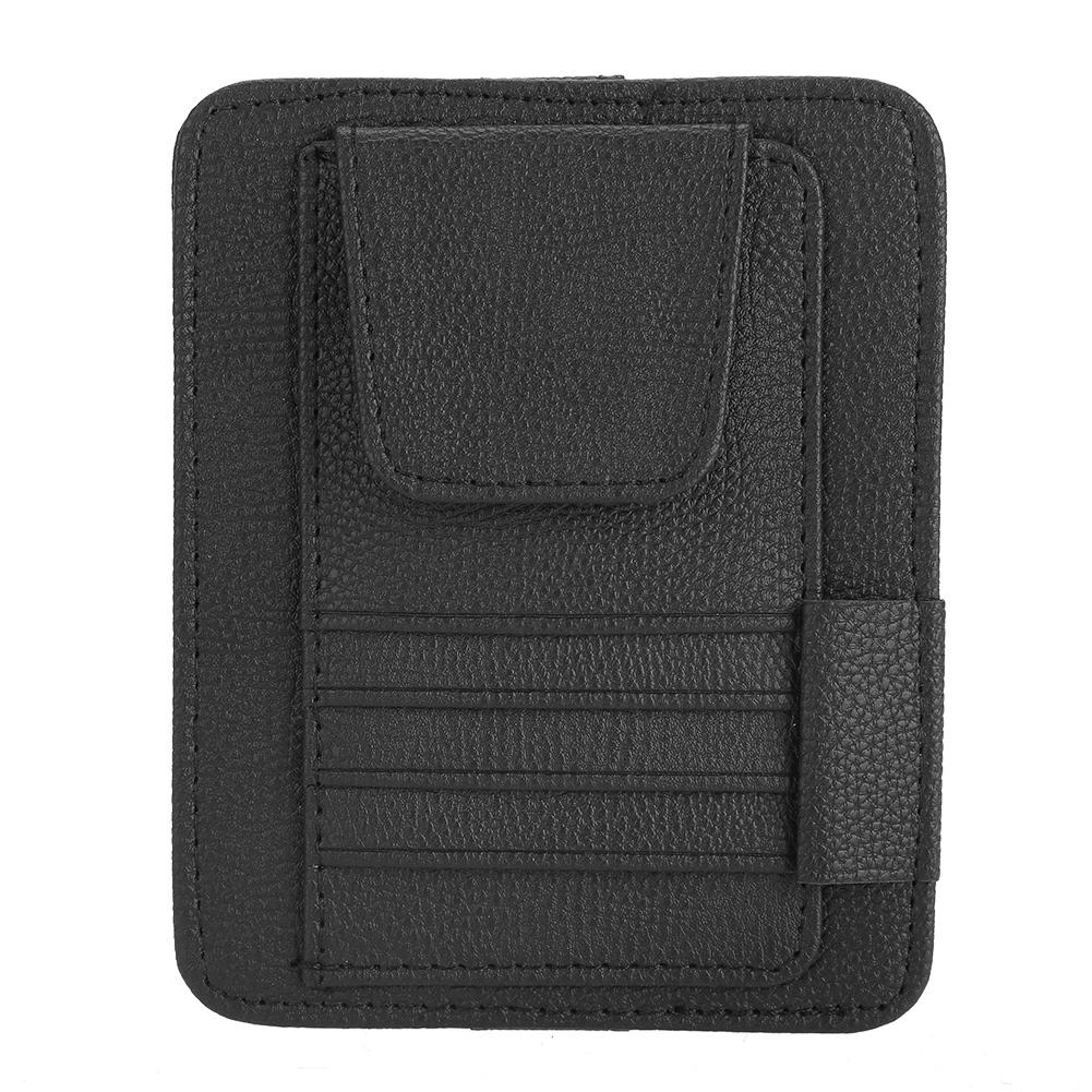 Multi Purpose Car Visor Organizer Sun Visor Storage Holder Pouch Card Bill Storage Bag