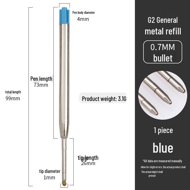 Universal 424 Ballpoint Pen Refill - 99mm, Red/Blue/Black Ink - Smooth Writing