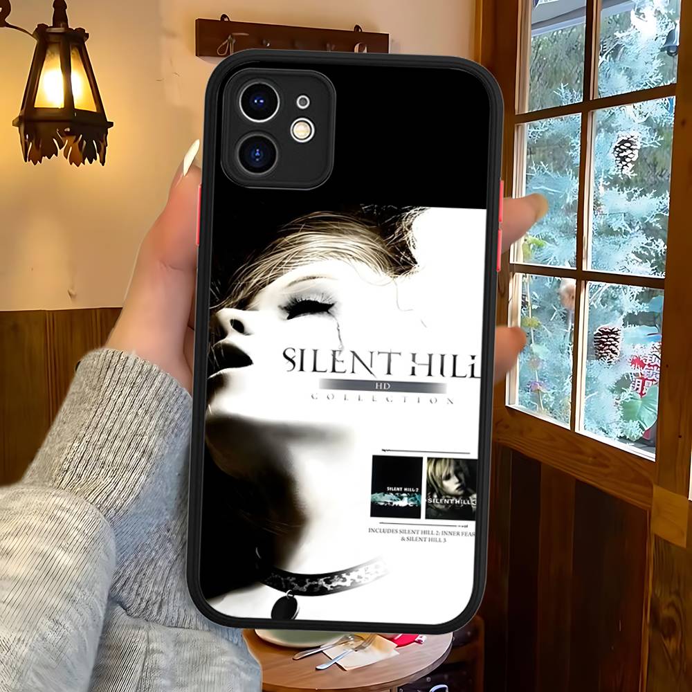 Horror Games S-Silent H-Hill For Silicone Matte Phone Case For IPhone 16 Pro Max 15 14 13 12 11 X XS MAX