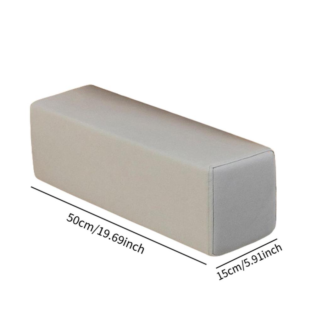 Side Arm Rest with Removable Pillowcase Rectangular Armrest Cushion for Couch