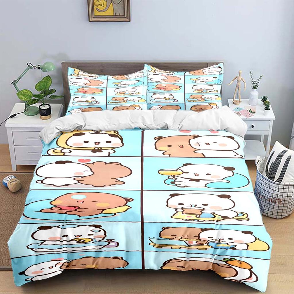Exquisite Cartoon  B-Bubu Wallpaper  Anime Digital Printing Bedding Set Duvet Cover Comforter Bed  Youth Kids Girl Boys Gift