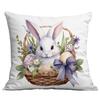 Hot Easter Bunny Purple Series Pillow Case with Pillow Case with A Variety of Pillow Covers Available