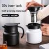 Smart Insulated Stewing Teapot with Temperature Display – Portable Double-Layer Tea Brewer