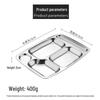 304 Stainless Steel Divided Lunch Trays