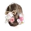 Lomeri Hair Ornament [11 Colors Available] Mizuhiki Gold Leaf Dried Flower A941 (Cherry Blossom)