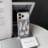 Neue 3D-Flammenmuster Hohl Dünne Handyhülle Für iPhone 17 16 15 14 13 12 11 Pro Max 15 14 16 Plus 17 Air Stoßfeste Hülle