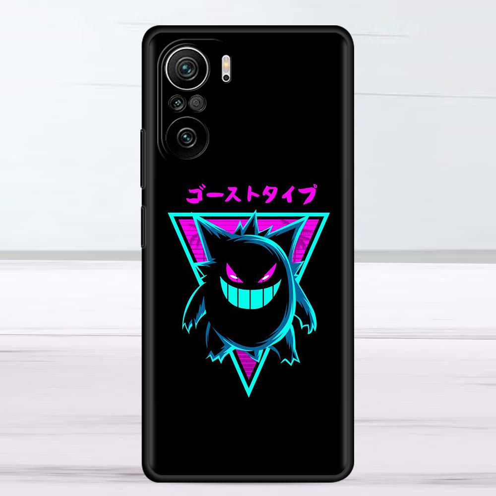 Fall Für Xiaomi Redmi Hinweis 111 9S 10 9 8 7 9A 9C 9i K40 8T 10C 9T K50 Silikon Telefon Shell Japan Anime Pokemon Gengar