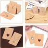 100pcs Card 6x9cm Earrings Necklaces Display Cards for Jewelry Boxed and Packaging Cardboard Hang Tag Card Ear Studs Paper