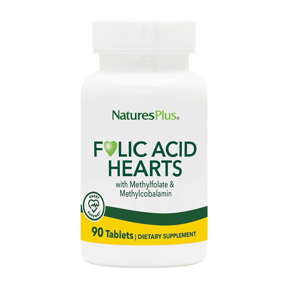 

Folic Acid Hearts with Methylfolate & Methylcobalamin, 90 Tablets