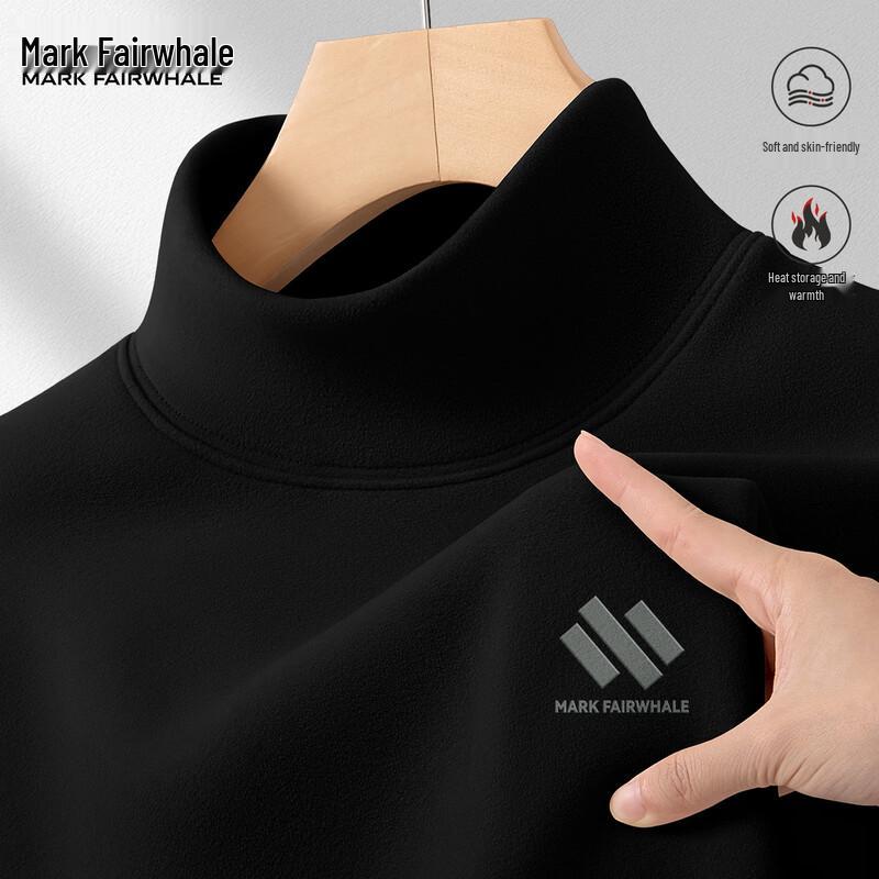 Mark Fairwhale Men's Thermal Semi-High Collar T-Shirt