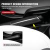 Fiat 500 Carbon Fiber Handbrake Grip Cover Trim