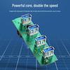 SAMZHE JXQ-H04 USB 3.0 4-Port Aluminum Desktop HUB