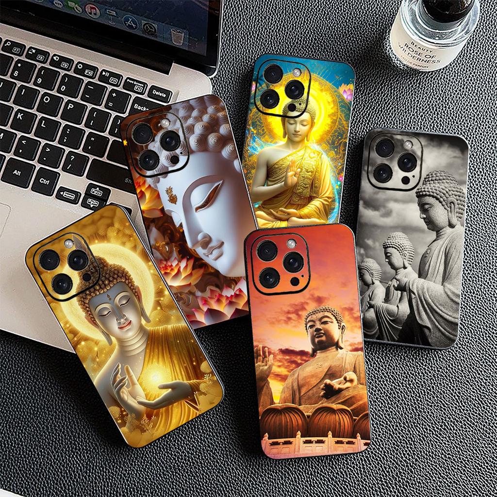 Soft Cover for Apple iPhone 12 13 Pro Max Mini ProMax X XR Air 12Pro 13Pro Casing Phone Case Lord Lotus Buddha New High-End
