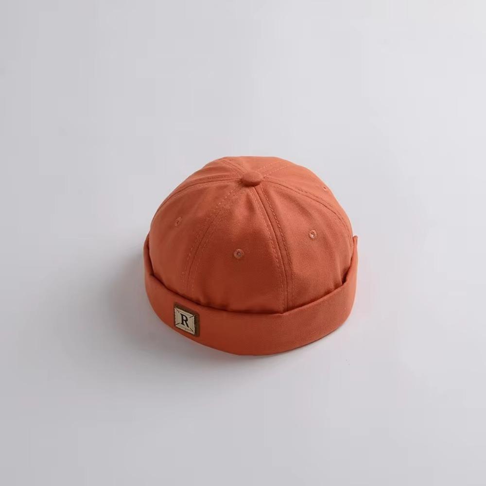 Solid Color Baby Dome Brimless Hat Kids Landlord Hats Children Melon Cap Boys Girls