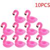 1-20 Pcs Inflatable Drink Cup Holder Tropical Flamingo Party Decoration Swimming Pool Toys PVC Floating Beverage Cup Holder Tray