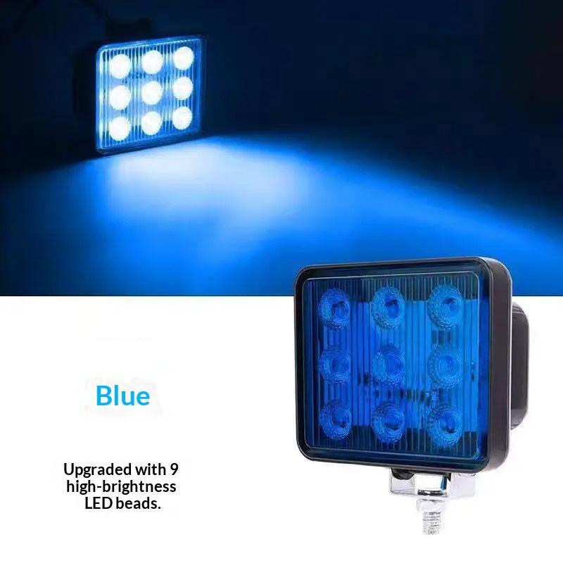 9 LED Hochhelligkeit Stroboskop Warn-Rücklicht DC 12-80V Universell für LKW Anhänger Gabelstapler Baumaschinen
