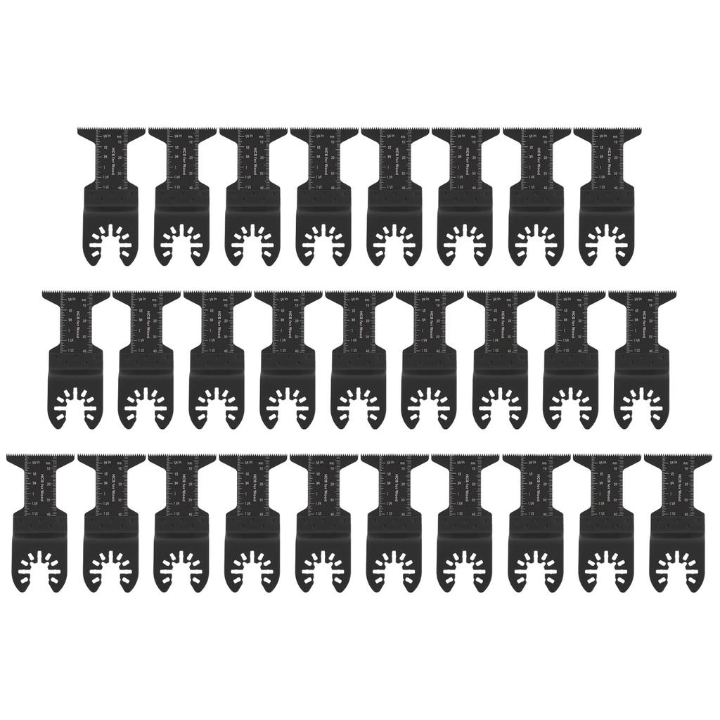 27 Stück 44mm oszillierende Sägeblätter Kohlenstoffstahl gerade Klingen zum Schneiden Polieren